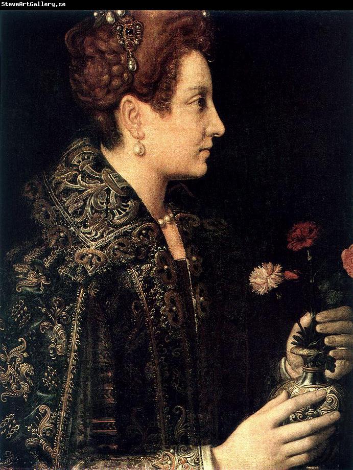 ANGUISSOLA  Sofonisba Profile Portrait of a Young Woman